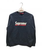 SUPREMEシュプリーム）の古着「Underline Crewneck　 20SS」｜ネイビー