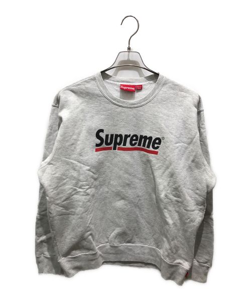 SUPREME（シュプリーム）SUPREME (シュプリーム) Underline Crewneck　20SS グレー サイズ:Lの古着・服飾アイテム