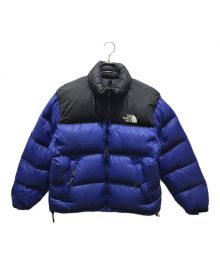 THE NORTH FACE（ザ ノース フェイス）の古着「ダウンジャケット」｜ブルー×ブラック