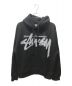 stussy（ステューシー）の古着「dizzy stock hoodie」｜ブラック