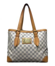 LOUIS VUITTON（ルイ ヴィトン）の古着「トートバッグ　N51206　ダミエ・アズール ハムステッドMM　CA3171」｜ホワイト