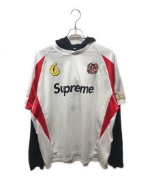 SUPREME（シュプリーム）の古着「Hooded Soccer Jersey　 23AW」｜ホワイト