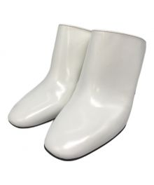 Maison Margiela（メゾンマルジェラ）の古着「Leather Mules　58WP0092」｜ホワイト