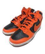 NIKEナイキ）の古着「ハイカットスニーカー　Dunk High University Chenille Swoosh DR8805-002」｜オレンジ