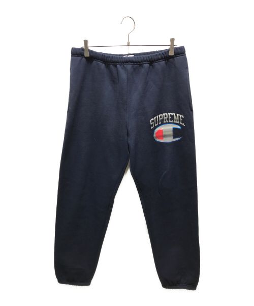 Champion（チャンピオン）Champion (チャンピオン) SUPREME (シュプリーム) Chrome Sweatpant ネイビー サイズ:Sの古着・服飾アイテム