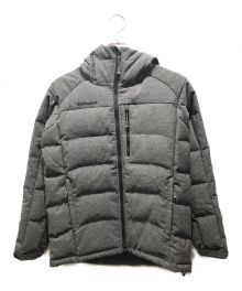 MAMMUT（マムート）の古着「SERAC Down Hoody Herringbone　1010-23850」｜グレー