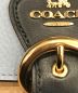 中古・古着 COACH (コーチ) バイカラー 2wayショルダーバッグ　C8161  ブルー：16000円