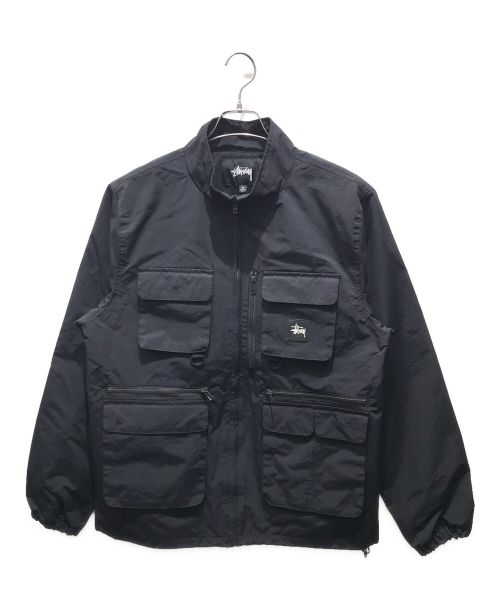 stussy（ステューシー）stussy (ステューシー) UTILITY JACKET 115455 ブラック サイズ:Mの古着・服飾アイテム