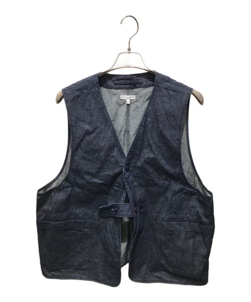 Engineered Garments（エンジニアド ガーメンツ）Engineered Garments (エンジニアド ガーメンツ) Upland Vest Denim インディゴ サイズ:Lの古着・服飾アイテム