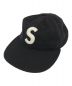 SUPREME（シュプリーム）の古着「WOOL S Logo 6Panel Cap」｜ブラック