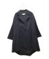 MM6 Maison Margiela（エムエムシックス メゾンマルジェラ）の古着「ビッグシルエットウールコート　S32AA0131 S47852」｜ネイビー