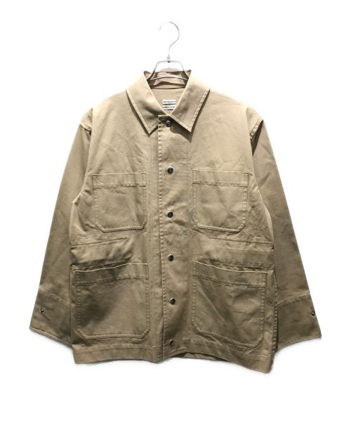 POSTELEGANT（ポステレガント）POSTELEGANT (ポステレガント) Cotton Duck Blouson　JK23A0004 ブラウン サイズ:Lの古着・服飾アイテム