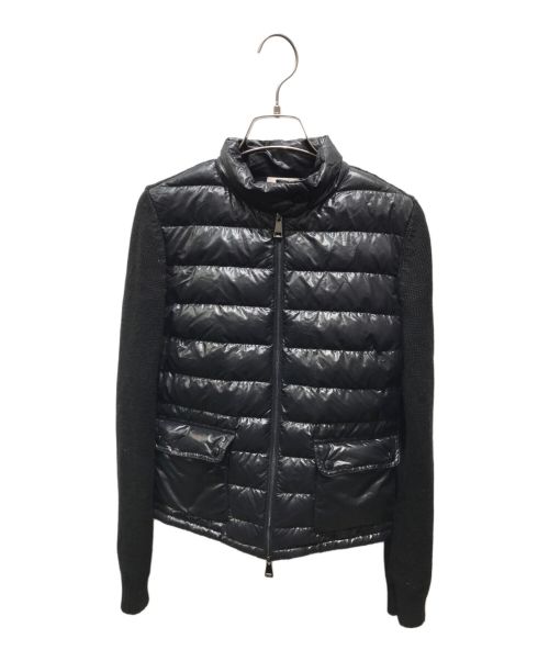 MONCLER（モンクレール）MONCLER (モンクレール) ニット切替ダウンジャケット　E20939457200 ブラック サイズ:XSの古着・服飾アイテム