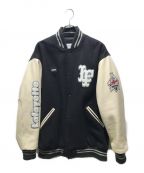 Lafayetteラファイエット）の古着「WORLD CHAMPS 2021 LF LOGO STADIUM JACKET　LA211014」｜ブラック×ホワイト