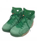 NIKEナイキ）の古着「ハイカットスニーカー　AIR JORDAN 6 RETRO GATORADE GREEN AJ5986-335」｜グリーン