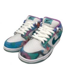 NIKE SB×FUTURA（ナイキエスビー×フューチュラ）の古着「ダンクロー　HF6061-400　Dunk Low "White and Geode Teal" 」｜ブルー