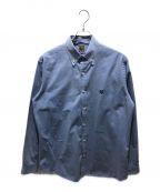 HUMAN MADEヒューマンメイド）の古着「PIGMENT DYED BD L/S SHIRT」｜ブルー