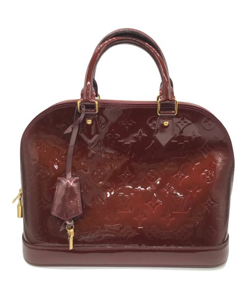 LOUIS VUITTON（ルイ ヴィトン）LOUIS VUITTON (ルイ ヴィトン) ボストンバッグ　M91691　ヴェルニ アルマPM カデナ・鍵付　MI0163 ボルドーの古着・服飾アイテム