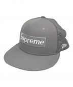 SUPREME×New Eraシュプリーム×ニューエラ）の古着「Box Logo Mesh Back」｜グレー