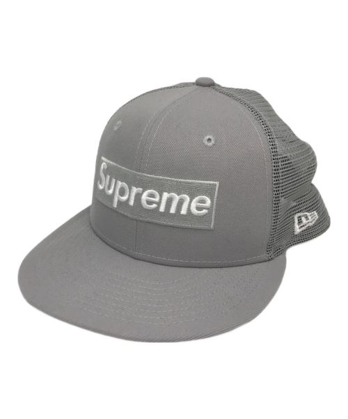 SUPREME（シュプリーム）SUPREME (シュプリーム) New Era (ニューエラ) Box Logo Mesh Back グレーの古着・服飾アイテム