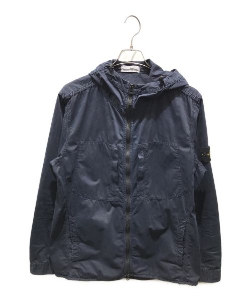 STONE ISLAND（ストーンアイランド）STONE ISLAND (ストーンアイランド) ワッペンオーバーフィットシャツパーカー　6715117WN ネイビー サイズ:XLの古着・服飾アイテム