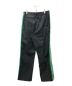 Needles (ニードルズ) Track Pant Back Sateen NS1667 ブラック×グリーン サイズ:S：15000円