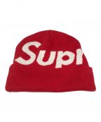 SUPREMEシュプリーム）の古着「big logo beanie」｜レッド