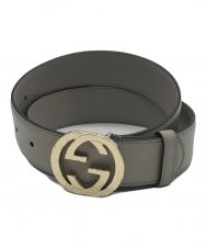 GUCCI (グッチ) GGバックルベルト　546386 グレー