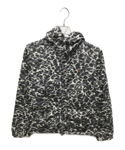 A BATHING APE（アベイシングエイプ）A BATHING APE (アベイシングエイプ) レパードカモナイロンジャケット ブラック サイズ:Sの古着・服飾アイテム