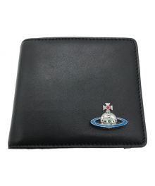 Vivienne Westwood（ヴィヴィアンウエストウッド）の古着「NAPPA BILLFORD WITH COIN  POCKET」｜ブラック