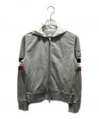 MONCLER GAMME BLEUモンクレール ガム ブルー）の古着「切替ジップパーカー　1139 18400480 80121」｜グレー