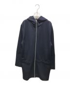 MCQマックキュー）の古着「JERSEY LONG COAT　CMQN-YM-3002」｜ネイビー