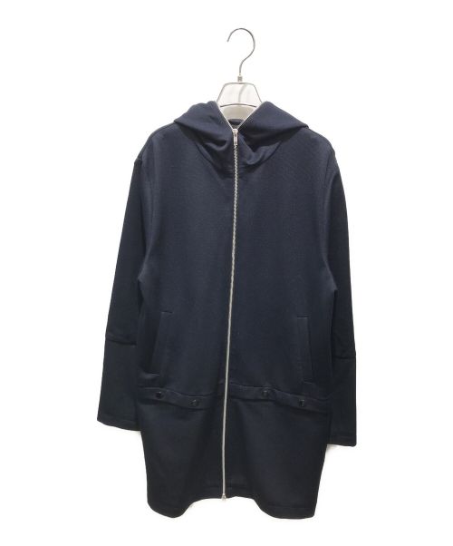 MCQ（マックキュー）MCQ (マックキュー) JERSEY LONG COAT　CMQN-YM-3002 ネイビー サイズ:Sの古着・服飾アイテム