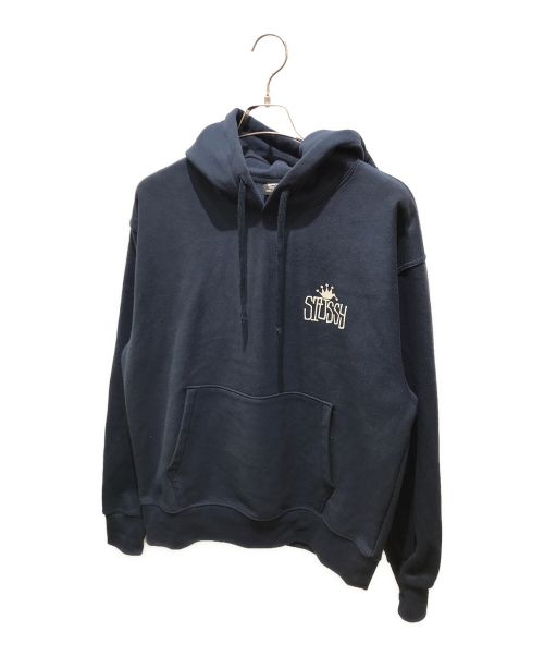 stussy（ステューシー）stussy (ステューシー) プルオーバーパーカー　Z4000SAS ネイビー サイズ:Lの古着・服飾アイテム