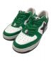 A BATHING APE（アベイシングエイプ）の古着「ローカットスニーカー　BAPE Men STA #3　0ZXSHM191303M」｜グリーン