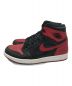 NIKE (ナイキ) ハイカットスニーカー　Air Jordan 1 Retro High OG 	555088-001 ブラック×レッド サイズ:27.5：50000円