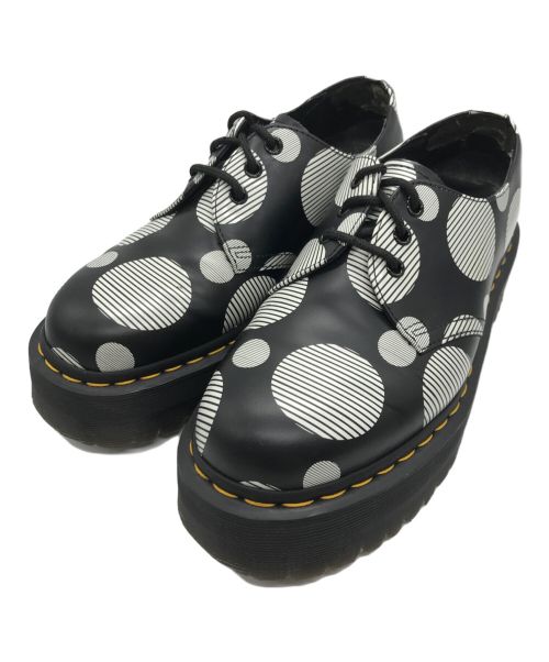 Dr.Martens（ドクターマーチン）Dr.Martens (ドクターマーチン) 1461 QUAD POLKA DOT 3ホールシューズ　26879 ブラック×ホワイト サイズ:8の古着・服飾アイテム