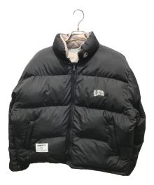 FIRST DOWN×BILLIONAIRE BOYS CLUB（ファーストダウン×ビリオネアボーイズクラブ）の古着「REVERSIBLE DOWN JACKET FUR "CAMOUFLAGE"　BBCJP243X003」｜ブラック×ベージュ