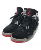 NIKEナイキ）の古着「ミッドカットスニーカー　AIR JORDAN4　RETRO BRED　308497-060」｜ブラック