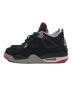 NIKE (ナイキ) ミッドカットスニーカー　AIR JORDAN4　RETRO BRED　308497-060 ブラック サイズ:27.5㎝：25000円