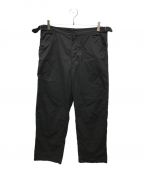 AURALEEオーラリー）の古着「FINX HARD TWIST GABARDINE PANTS　A20SP02FB」｜ブラック