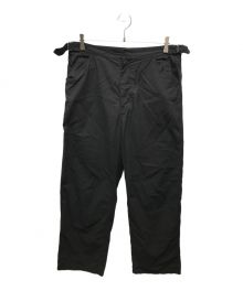 AURALEE（オーラリー）の古着「FINX HARD TWIST GABARDINE PANTS　A20SP02FB」｜ブラック