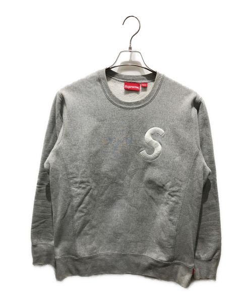 SUPREME（シュプリーム）SUPREME (シュプリーム) S Logo Crewneck グレー サイズ:Mの古着・服飾アイテム