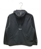 SUPREMEシュプリーム）の古着「Polartec Facemask Half Zip Hooded Sweatshirt　24FW」｜ブラック