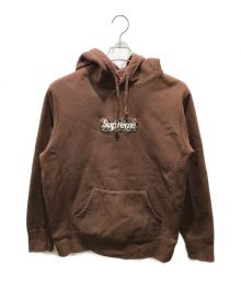 SUPREME（シュプリーム）の古着「Bandana Box Logo Hooded Sweatshirt」｜ブラウン