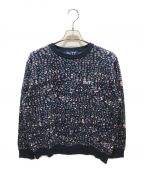 BoTTボット）の古着「Paint Sweater」｜ネイビー