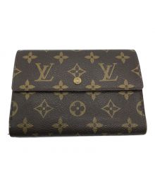 LOUIS VUITTON（ルイ ヴィトン）の古着「3つ折り財布　M61200　モノグラム ポルトトレゾール エテュイシェキエ　SP0031」｜ブラウン