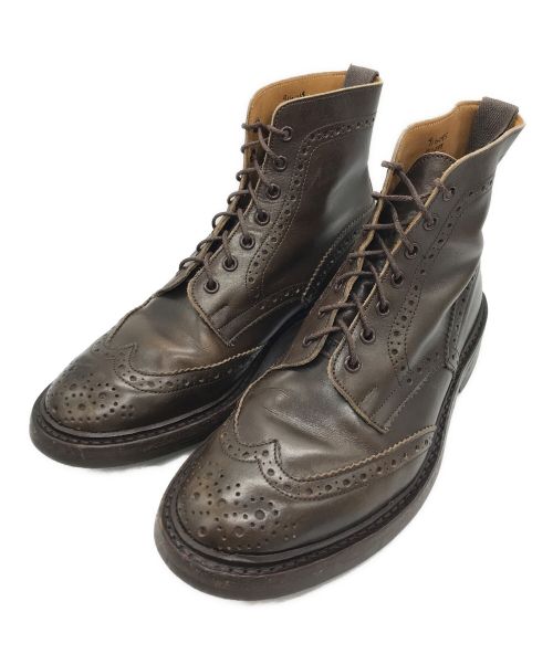 Tricker's（トリッカーズ）Tricker's (トリッカーズ) モールトン カントリー レザー ブーツ　72508 ダークブラウン サイズ:26.5の古着・服飾アイテム