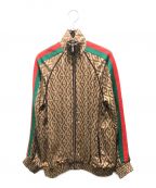 GUCCIグッチ）の古着「Oversize G Rhombus Zip Jacket　596002」｜ブラウン