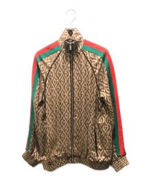 GUCCI（グッチ）の古着「Oversize G Rhombus Zip Jacket　596002」｜ブラウン